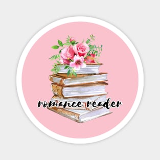 Romance Reader Bookstack Magnet